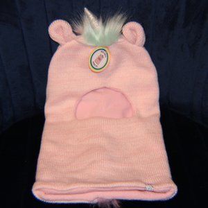 NWT Unicorn Neck Length Hoodie Hat-ONESIZE